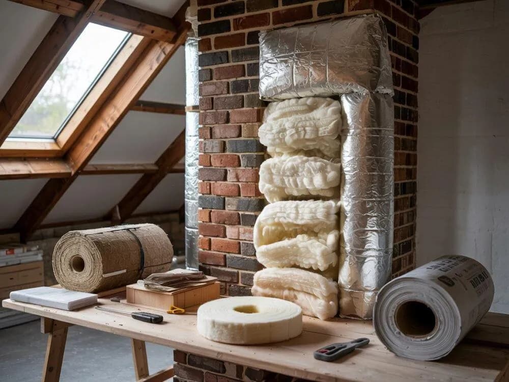 Czym ocieplić komin na strychu? Porównanie materiałów i metod
