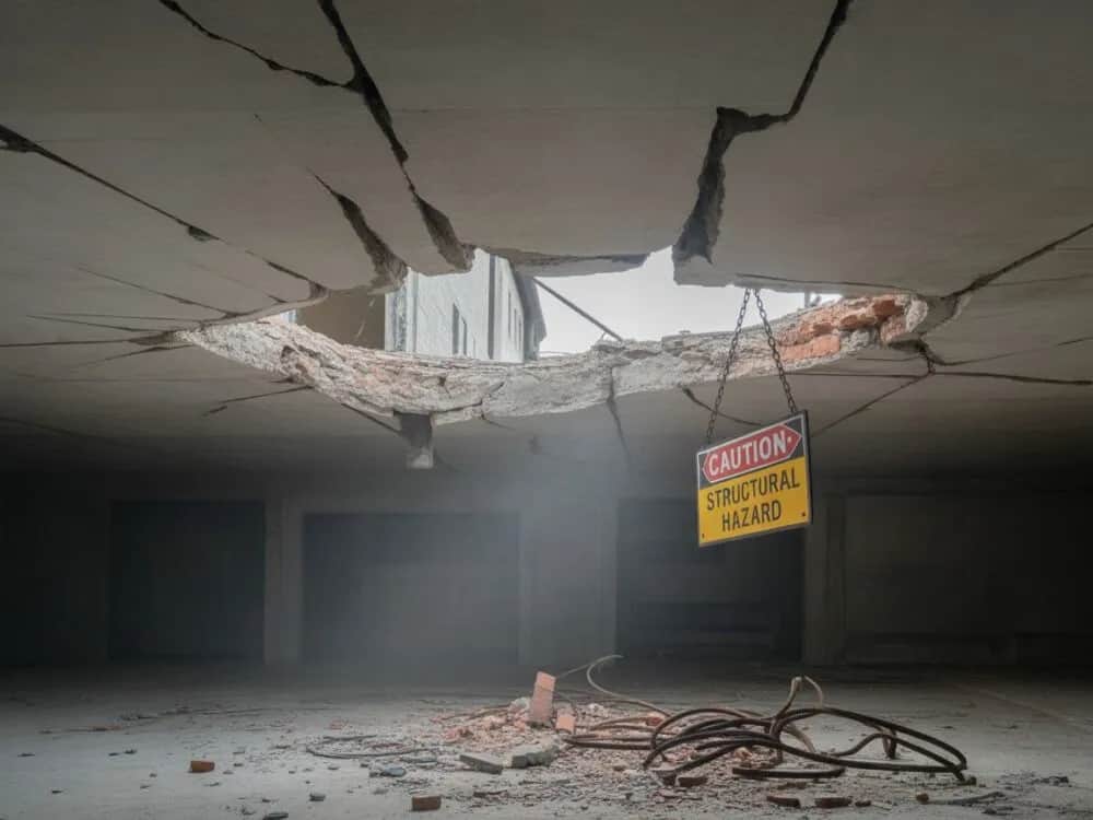 Czy strop może się zawalić? Poznaj niebezpieczne sygnały i przyczyny